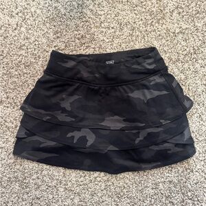 Athleta girl Camo Layered Skirt